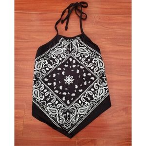 Bandana halter top